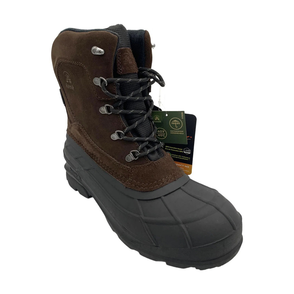 Kamik Men's Fargo 2 Snow Boot Dark Brown - Wide